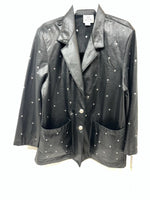 New Women’s Black 1849 Authentic Ranchwear Western Show Jacket XS UU-60