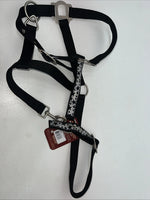 New Tough 1 Black Silver Nylon Star Full Horse Halter #50-2031 3C-7