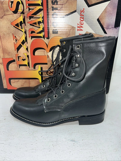 New Women’s Grey Texas Brand Cowboy Boots. 4442 6.5 6 1/2 M. 19-77