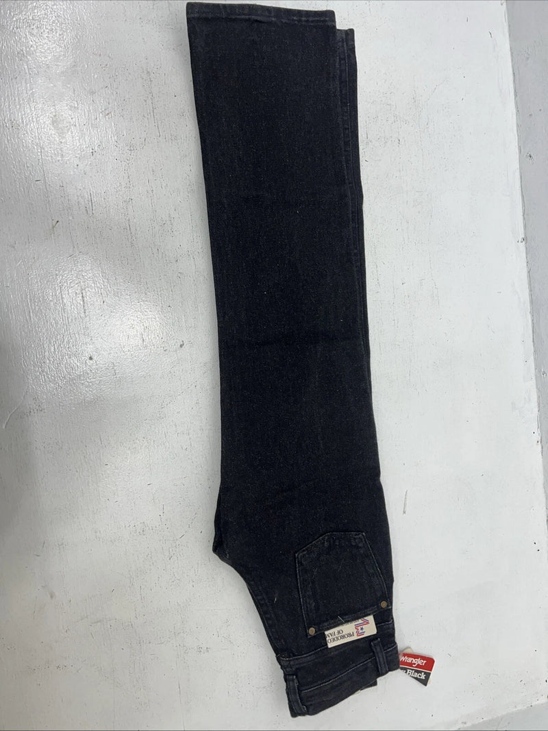 New Boys Black Pro Rodeo Cowboy Cut Denim Jeans. 11/25 1/2 B-30