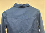 New Women’s Fenton Blue Long Sleeve Pearl Snap Size 30 YY-20