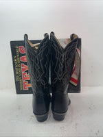 New Men’s Black Texas Imperial Cowboy Boots. M 610 10 D. 7-62