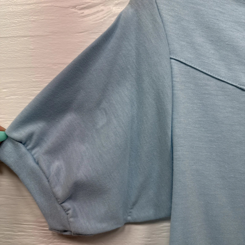 New Men’s Panhandle Slim Blue short sleeve polo Small B-59