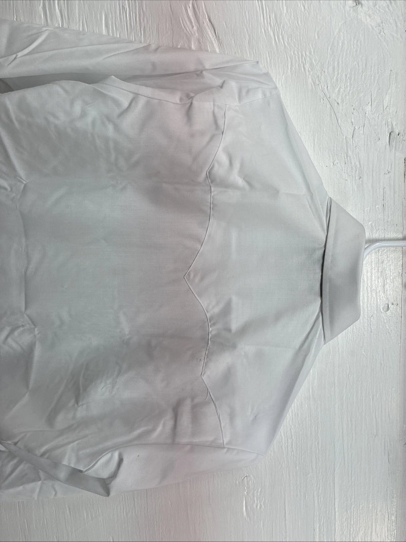 New Boys Champion Western White Long Sleeve Pearl Snap 16 CC-79