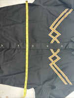 New Woman Western Express Black Deigned Long Sleeve Pearl Snap 2XL GG-49