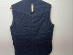 New Women’s Comfy Denim Wool Vest Medium S-604