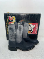 New Kids Navy Texas Brand Cowboy Boots. 3207 13 D. 23-51