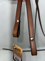 New Tough 1 Medium Oil 5/8” X 6” Double Stitched Leather Split Reins #439966 Y-9