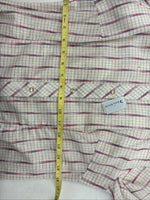 New Women’s Dan River Multicolor Design Long Sleeve Pearl Snap Size 10 KK-7