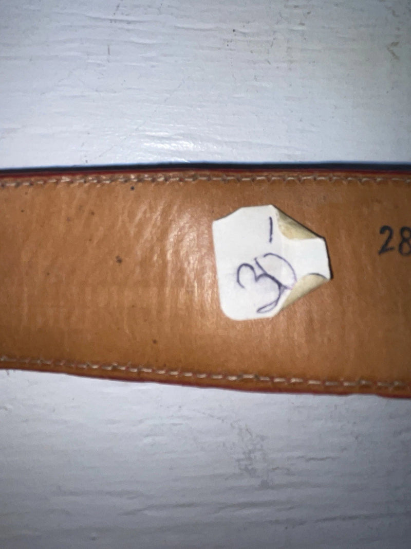 New Red Genuine Leather Wrangler Tooled 28” Belt #6820 JJ-142 
