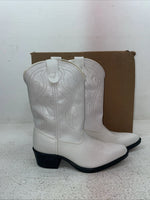 New Kids White Bronco Cowboy Boots. C 1897 13 D. 23-60
