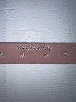 New Pink Genuine Leather Nocona Silver Bling 32” Belt #N4420430 JJ-46