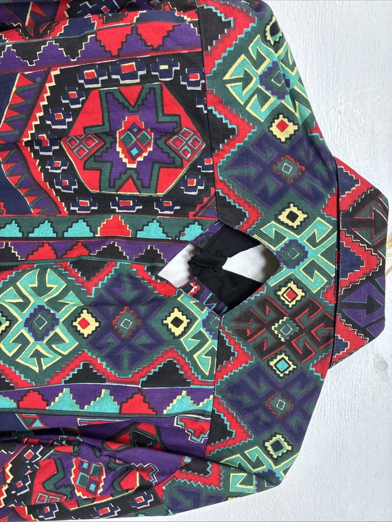 New Women’s Mine & Bills Multicolor Design Long Sleeve Button Up Medium MM-99