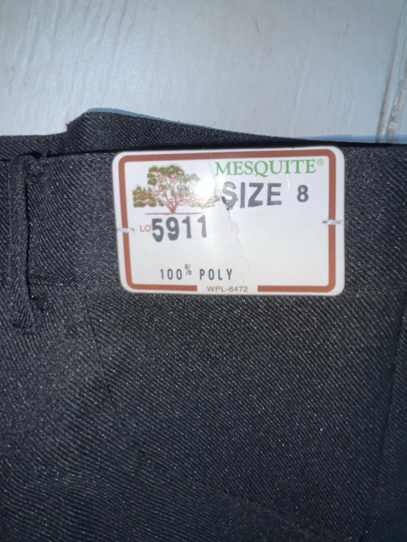 New Vintage Black Mesquite Polyester Pants #5911 XX-38