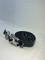 New Black Genuine Leather Nocona Silver Bling XXL Belt #N3431901 NN-119