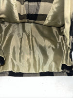New Women’s Atrium Tan Plaid Jacket 14w H-608