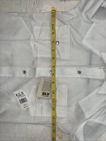 New Kids ELY Cattleman White Long Sleeve Pearl Snap Size 8 DD-51