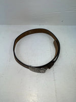 New Brown Genuine Leather Chambers Tooled 24” Belt #WY402 NN-10