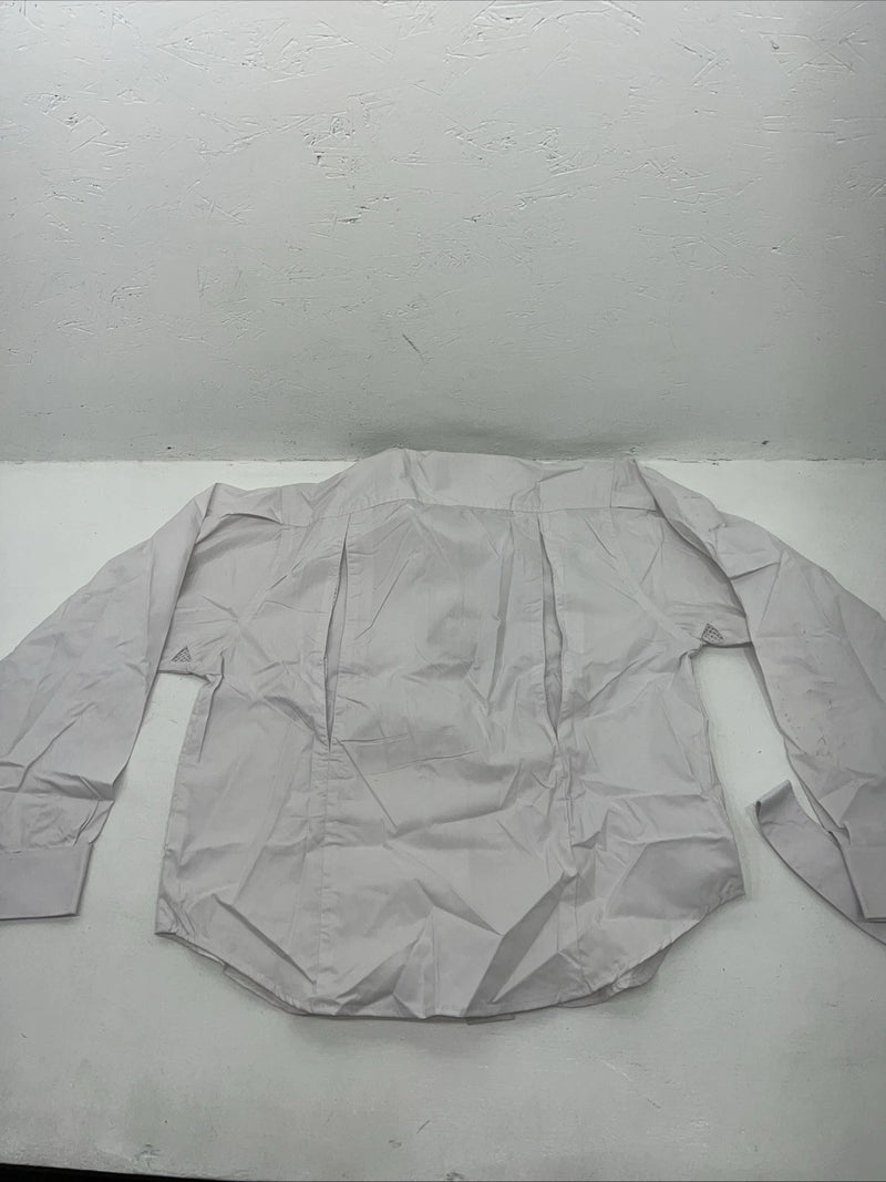 New Women’s White Comfort Riders Long Sleeve English Riding Shirt. 38 G-26 