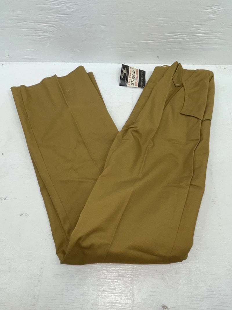 New Vintage Brown Western Girl Polyester Pants #77 SS-66