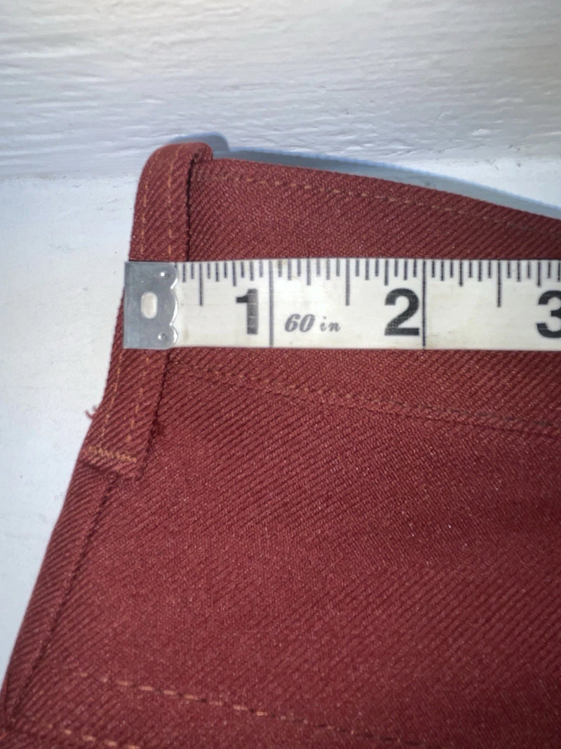 New Vintage Red Dickson Jenkins Polyester Pants #5512 XX-105
