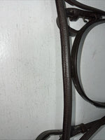 New Silver Fox Brown Pony Snaffle Bridle #20-8558-7 BB-15