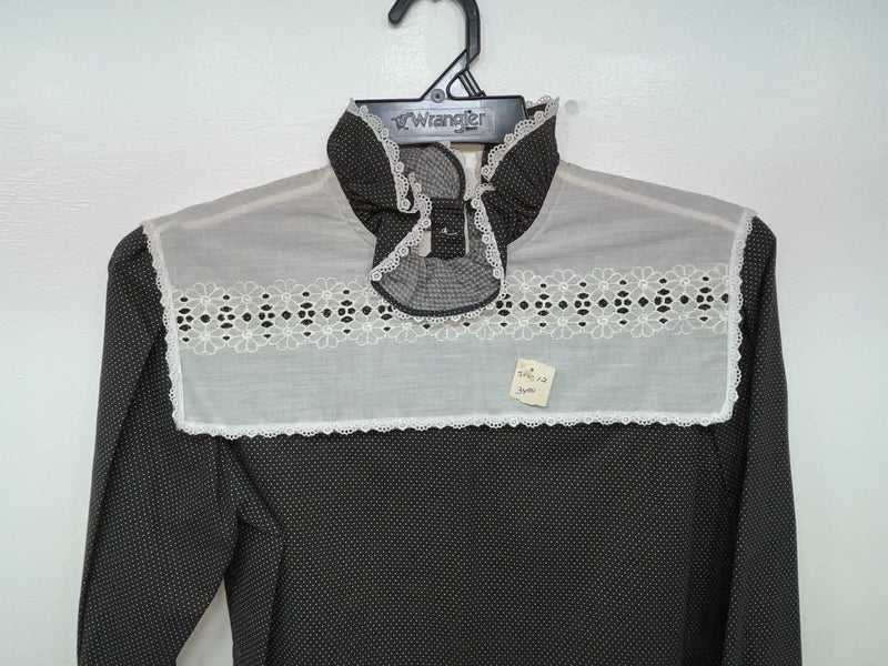New Women’s Black White Panhandle Slim Long Sleeve Button Up Shirt #3533 3B-24