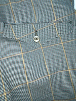New Vintage Green Checkered Dickson Jenkins Polyester Pants #2213 ZZ-32