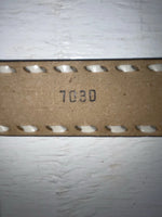 New Blue Genuine Leather Weaved 32” Belt #7030 Z-120