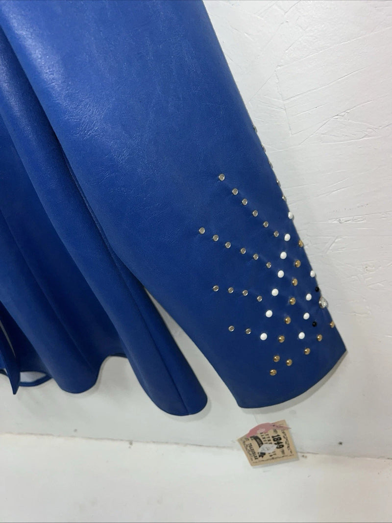 New Women’s Blue 1849 Authentic Ranchwear Small Western Show Jacket UU-70