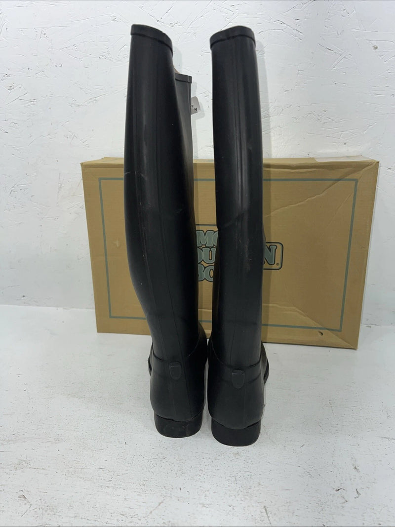 New Women’s Black Rubber Boots. 6705 7 M. 18-92
