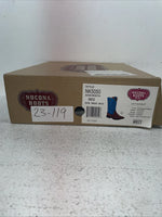 New Kids Blue Nocona Cowboy Boots. N K 5050 4.5 4 1/2 D. 23-119
