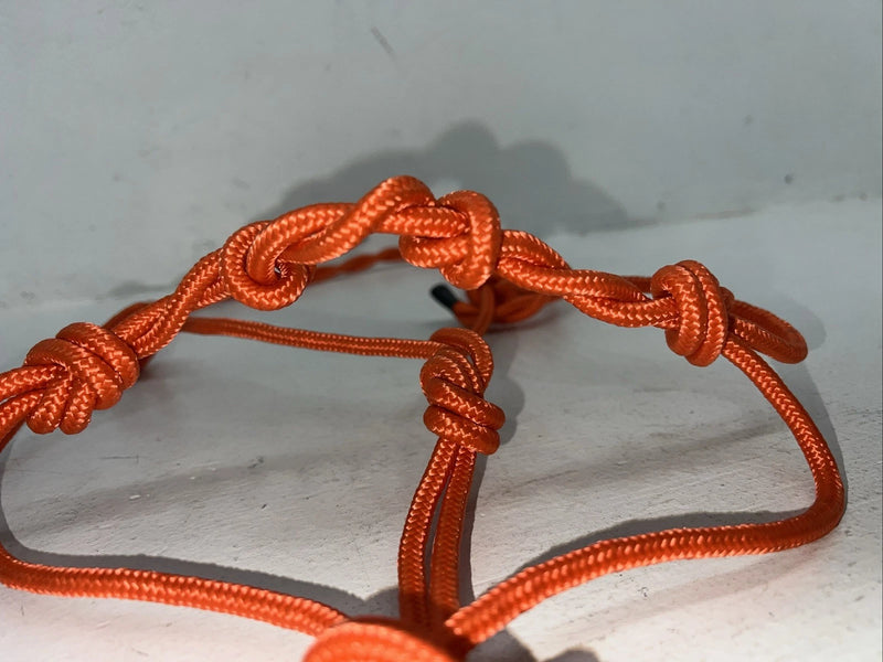 New Tough 1 Orange Rope Training Halter #50-1090 G-511