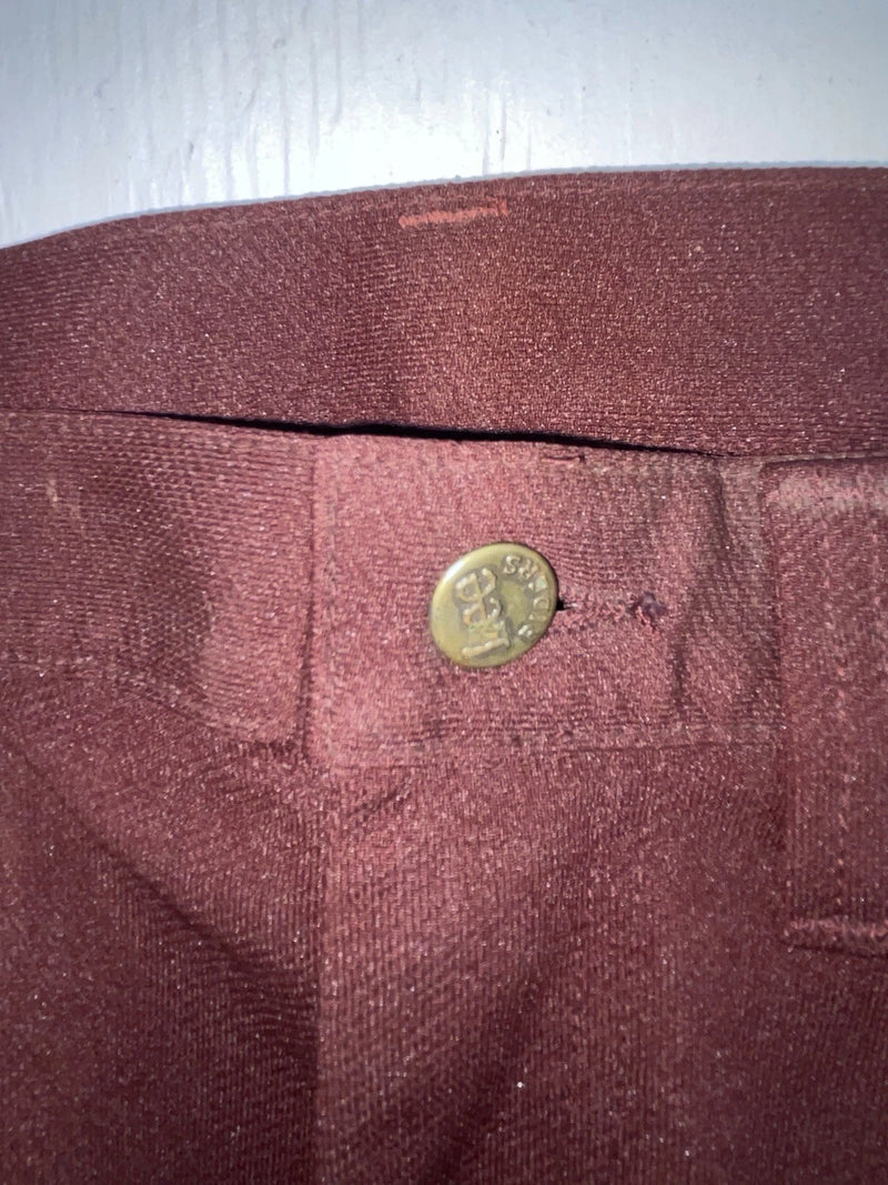 New Vintage Red Lee Polyester Pants #2004061 ZZ-22