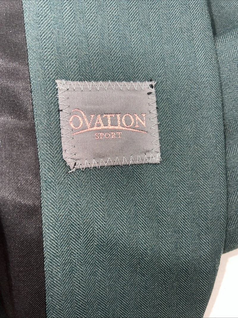 New Women’s Green Ovation English Sport Riding Jacket 14 Long #459153 RR-20