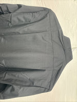 New Classix Black Long Sleeve Button Up English Shirt 14-14.5 Small X-98