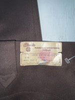 New Vintage Brown Circle S Polyester Pants #CSLP2 XX-85