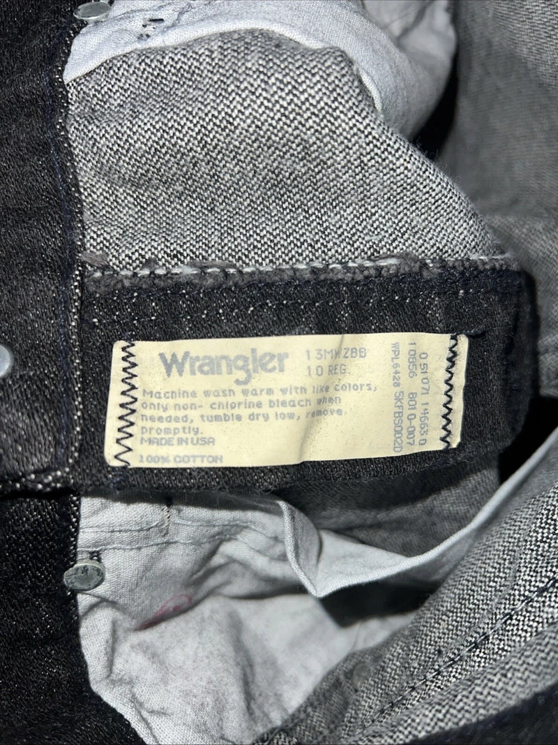 New Boys Black Wrangler Pro Rodeo Cowboy Cute Denim Jeans. 10 Regular B-36
