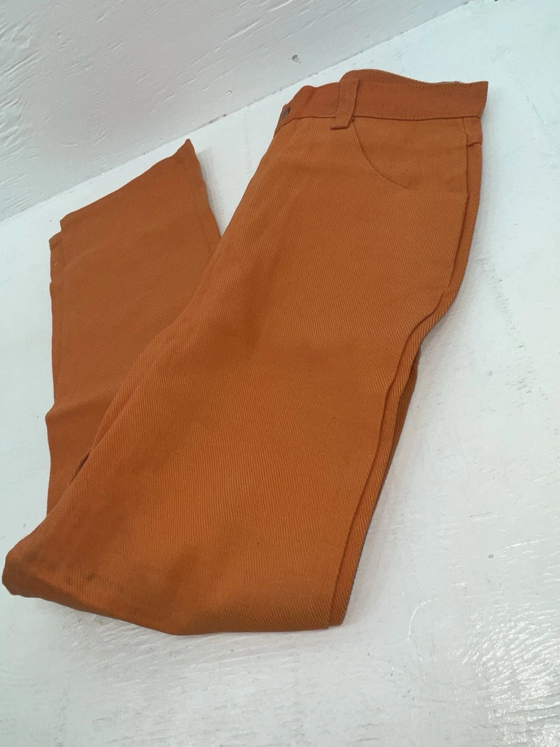 New Vintage Orange Western Girl Denim Pants #31 VV-21