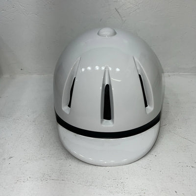 New Women’s White IRH air-lite English Riding Helmet. 108617 Large. 12-85