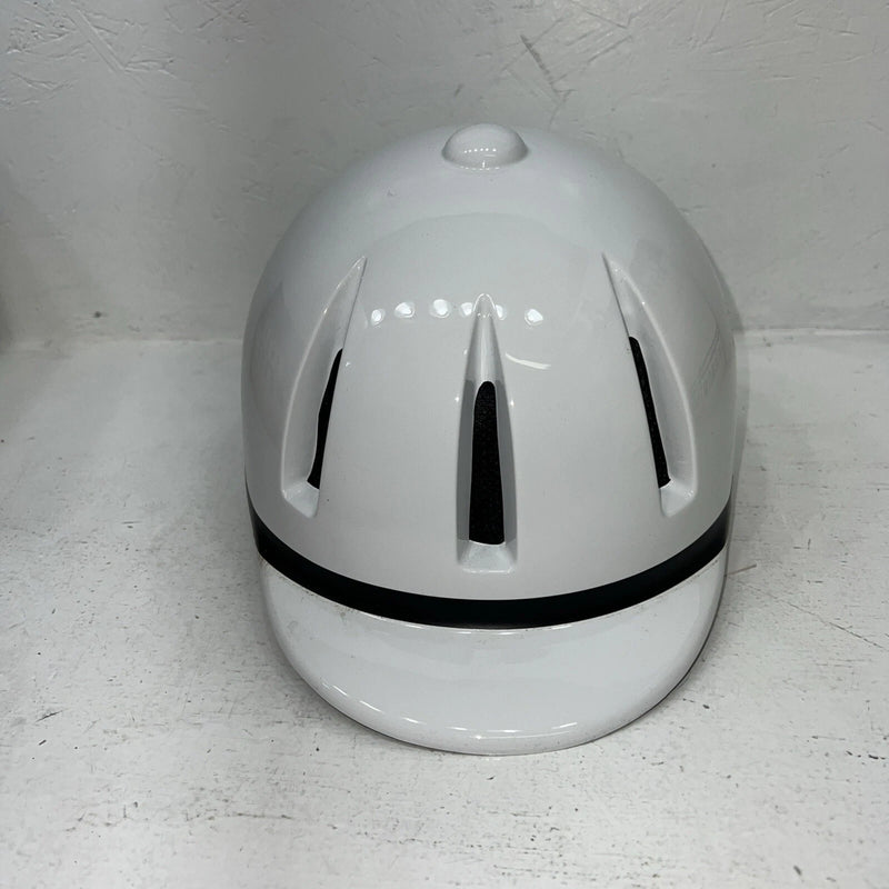 New Women’s White IRH air-lite English Riding Helmet. 108617 Large. 12-85