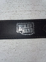 New Brown Genuine Leather Hired Hand Thread With Pendent 32” Belt #2620201 Z-20