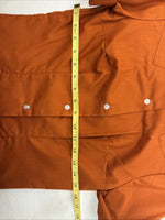 New Women’s Panhandle Slim Orange Short Sleeve Button Up Size 10 LL-104