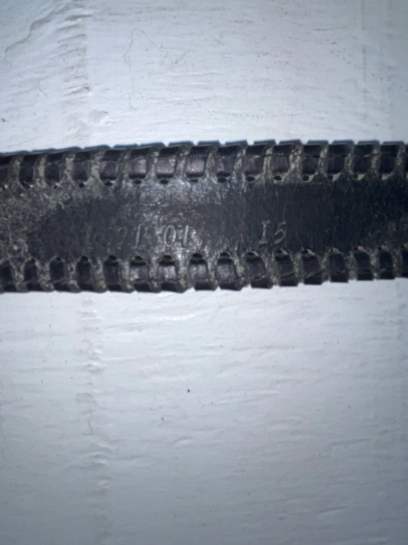 New Black Genuine Leather Weaved 28” Belt #4591 JJ-108