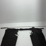 New Equi-grip Brown Show Chaps With Fringe Adjustable Waist 38” L-37