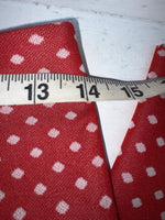 New Vintage Red Polka Dot Polyester Pants SS-67