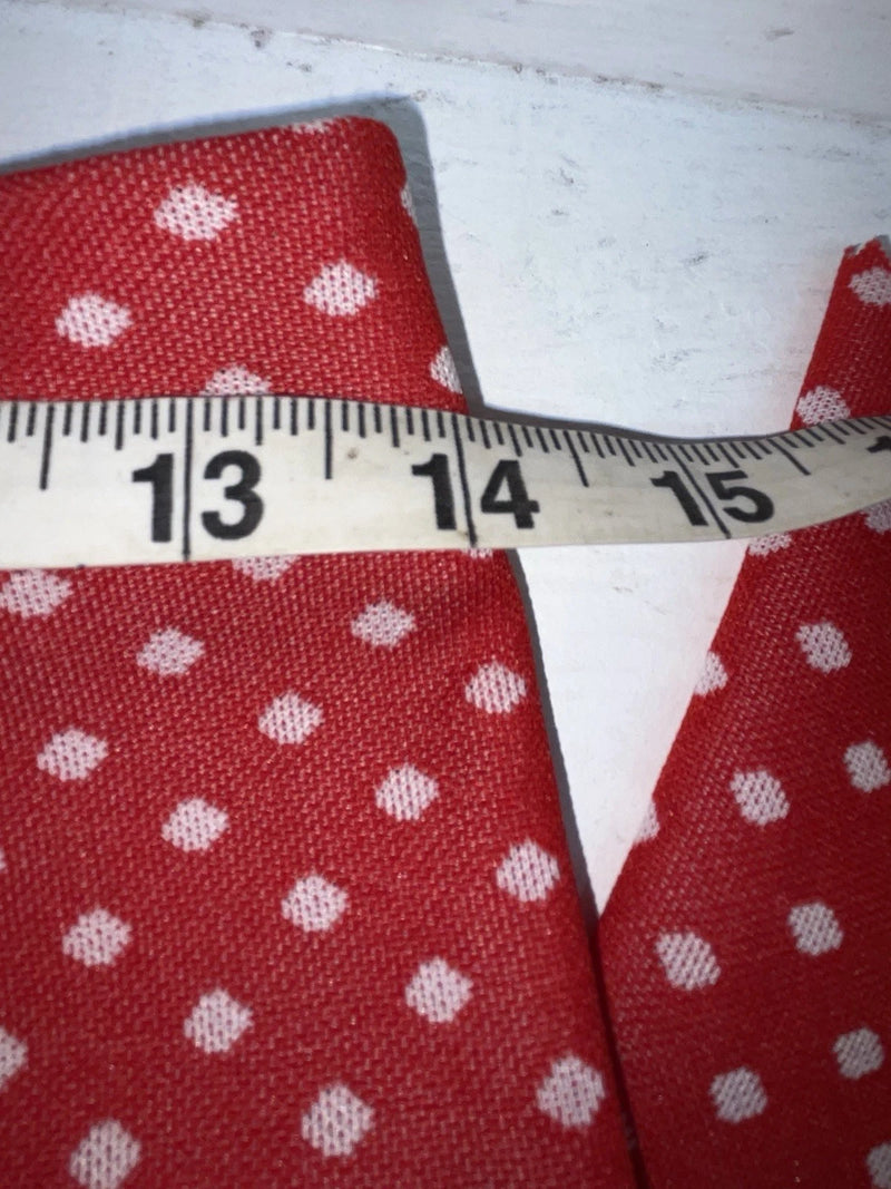 New Vintage Red Polka Dot Polyester Pants SS-67