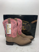 New Women’s Pink Dan Post Cowboy Boots. 3816 10 M. 8-91