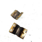 2004 John Deere Trail Buck 650 EXT OEM Exhaust Shield Clamp Pair 707600165 AJ1.1