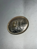 New Women’s M&F Gold “U” Belt Buckle. 38092 A-101